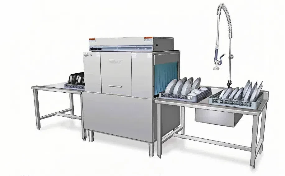 Basket Pass Channer Commercial Dishwasher Basket Pass Channer conveyor-belt commercial dishwasher – high-volume batch cleaning