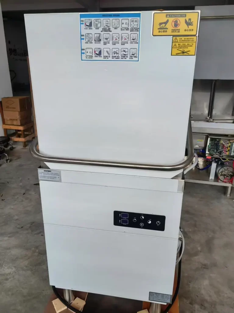 modern ketchen appliance heavy-duty hood dishwasher for hotels