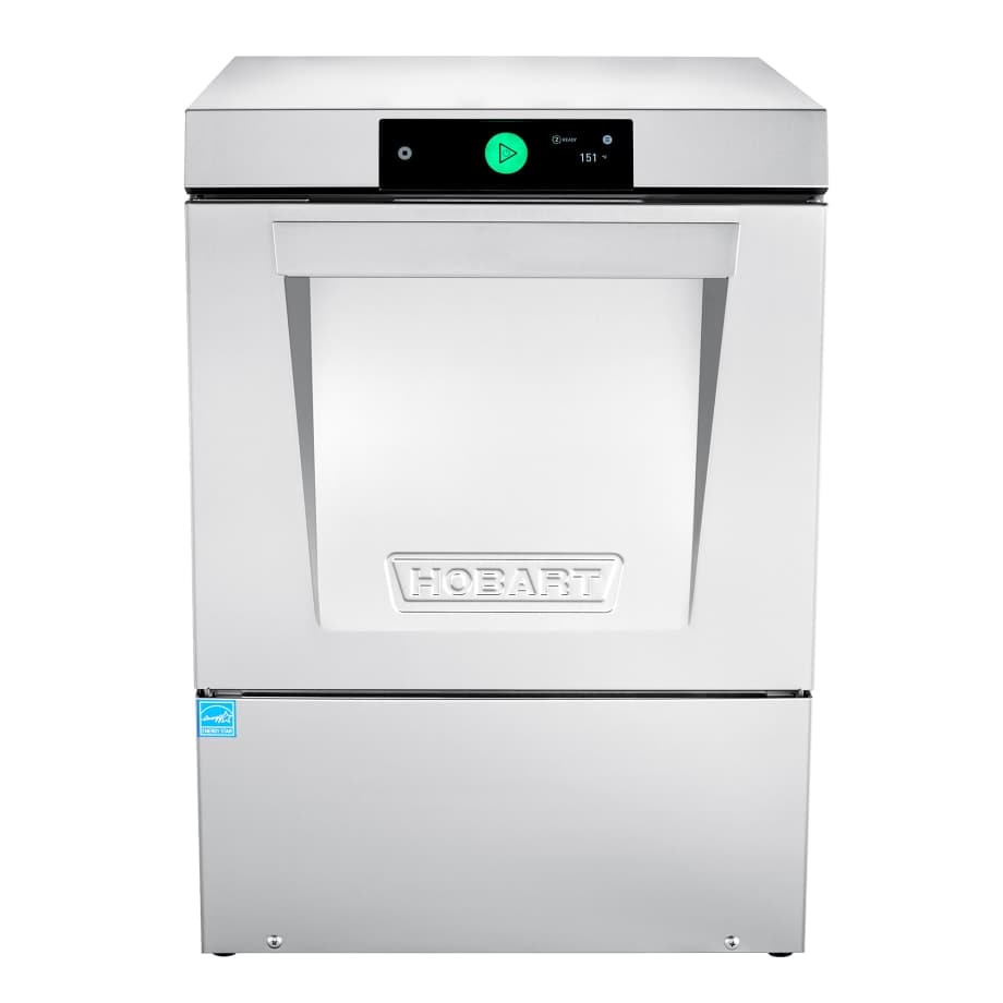 A Hobart commercial dishwasher showcasing its ENERGY STAR certification